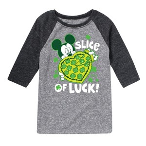 Boys' - Disney - Slice Of Luck Raglan Graphic T-Shirt - 1 of 4