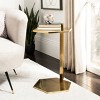 Aurea Hexagon C-Table - Gold - Safavieh. - 2 of 4