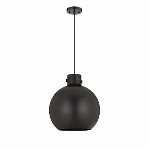 Newton Sphere - 1 Light Cord Hung Pendant In Industrial Style-15.38 Inches Tall and 14 Inches Wide - 1 of 1