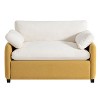 CAVINAS Single Sofa Chair Chenille Upholstered Wide and Deep Seat Accent Armchair with Pillows - 2 of 4