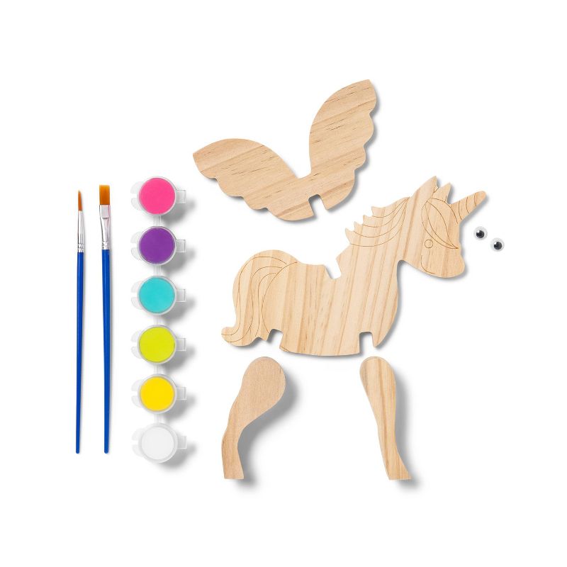 Paint-Your-Own Unicorn Wood Craft Kit - Mondo Llama&#8482;, 3 of 6