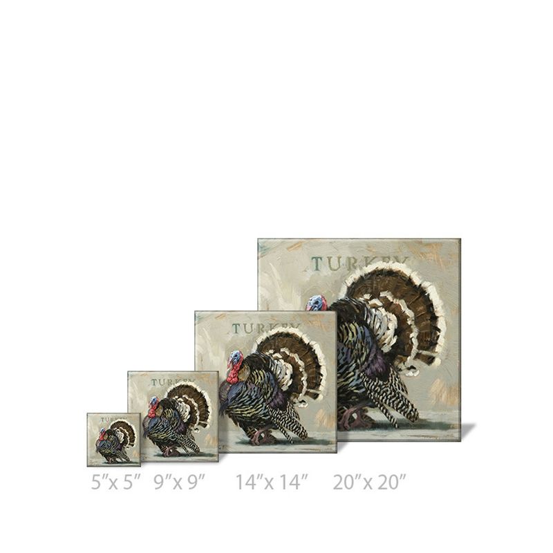 Sullivans Darren Gygi Turkey Canvas, Museum Quality Giclee Print, Gallery Wrapped, Handcrafted in USA, 4 of 7