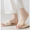 Anna-Kaci 5 Pairs Women's Floral Lace No Show Socks Low Cut Stretch Liner with Elegant Scalloped Trim Invisible Design for Flats and Loafers - 4 of 4