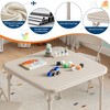 3 Piece Boys Girls Folding Table and Chairs Set, Activity Table and Chairs Set - 3 of 4