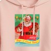 Women's - Coca-Cola - Sip Of Good Taste Vintage Coca Cola Santa Cropped Graphic Hoodie - 2 of 3