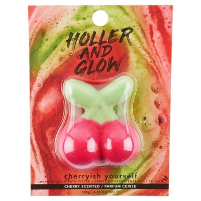 Holler and Glow Cherryish Yourself Bath Bomb - 4.2oz