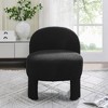 Hoop Gauze Lounge Chair with Soft Cushion and Backrest, Need to be Assembled, Suitable for Living room, Bedroom, Dining room - 2 of 4