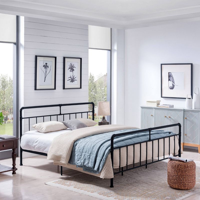 Mowry Industrial Iron Bed - Christopher Knight Home, 3 of 8