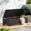 NicBex Storage Bench with Metal Frame PE Wicker for Bedroom and Entryway - 2 of 4