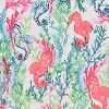 Banana Boat UPF 50+ Men's Hawaiian Print Shirt | White Seahorses - 2 of 3