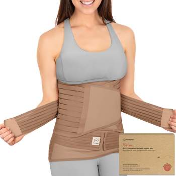 3 in 1 Postpartum Girdle Support Recovery Belly Band Corset Wrap Body  Shaper for After Birth Postnatal C-Section Waist Pelvis Shapewear Wrap  Girdle Support Band Belt Body Shaper (L), One Size price