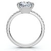 Pompeii3 Certified 2 1/3Ct Princess Cut Diamond Engagement Ring 14k Gold or Pt Lab Created - 2 of 4