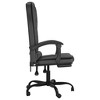 vidaXL Massage Reclining Office Chair Black Faux Leather - 4 of 4