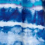 bright cobalt tie dye stripe