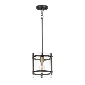 Maxim Lighting Capitol 1 - Light Pendant in  Black/Antique Brass - 1 of 4