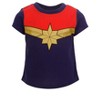 Marvel Avengers Captain Marvel Captain America Spider-Man Girls 3 Pack Pullover T-Shirts Little Kid to Big Kid - 4 of 4