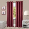 Kate Aurora  Vesper Room Darkening Grommet Top Crinkled Satin Lined Single Window Curtain Panel - 3 of 4