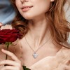 EVERLY JEWELRY | Sterling Silver 20mm Heart Pendant locket Cable Chain, 18-inch - 4 of 4