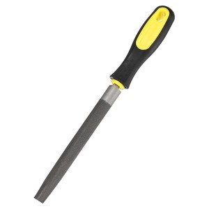 Unique Bargains Half-Round Metal File High Carbon Steel Diamond PVC Grip Handle Hand Files - 1 of 4
