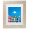 Trademark Fine Art Watson-Hall Beach Houses Costa Nova Beach Portugal Matted Framed Art - 2 of 4