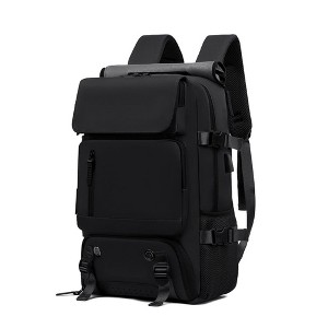 Luupatchy 18.1" Anti-Theft Travel Backpack with Separate Shoe Compartment & Convertible Duffel Design,Travel Bag for Business, Hiking, Camping - 1 of 4