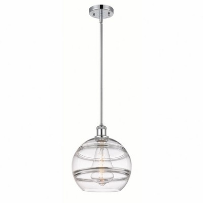 Rochester - 1 Light Stem Hung Mini Pendant In Industrial Style-11.63 Inches Tall and 10 Inches Wide
