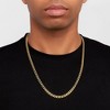 Adornia Men's Gold Tarnish Resistant 2-PIECE Chain Necklace HOLIDAY Set - 2 of 4