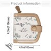 FATMOON Cute Wallet for Women & Girls – Stylish Leather Credit Card Holder with Floral Design, Compact & Easy to Use for Travel, Daily Use - 3 of 4