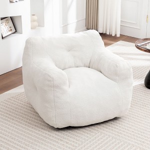 Sapphtopaz Lazy Bean Bag Chair with Armrests,Bean Bag Sofa with High-Density Foam for Adults & Kids,Comfy BeanBag Chair for Living Room,Bedroom - 1 of 4