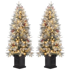 4.5ft Artificial Christmas Tree - 1 of 4