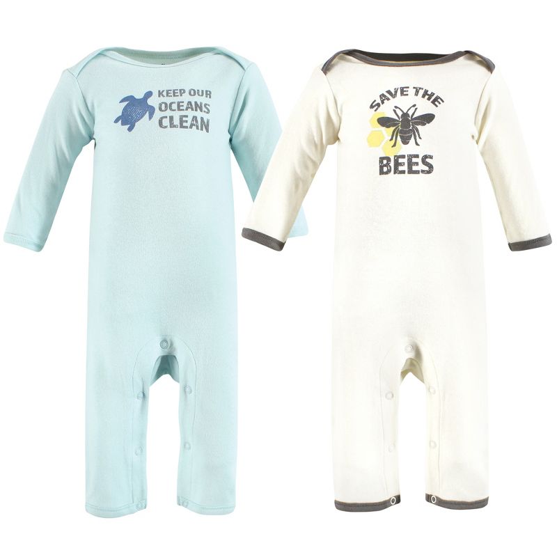 Touched by Nature Organic Cotton Coveralls, Save The Bees, 1 of 5