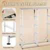 Tall 8-Drawer Fabric Dresser, Storage Tower with Fabric Bins, Double Chest of Drawers Organizer, - 4 of 4