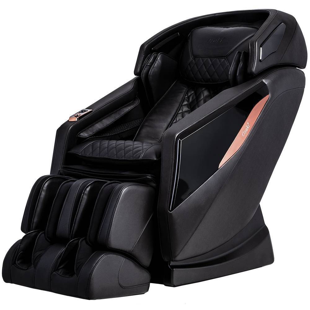 Photos - Massage Chair Osaki Pro Yamato  Black: L-Track Rollers, Modern Design, Auto