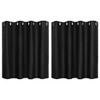 PiccoCasa Window Rod Pocket Valance Thermal Insulated Curtain Panels 2Pcs - 4 of 4