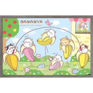 Trends International Bananya - Jump Rope Framed Wall Poster Prints - 1 of 4