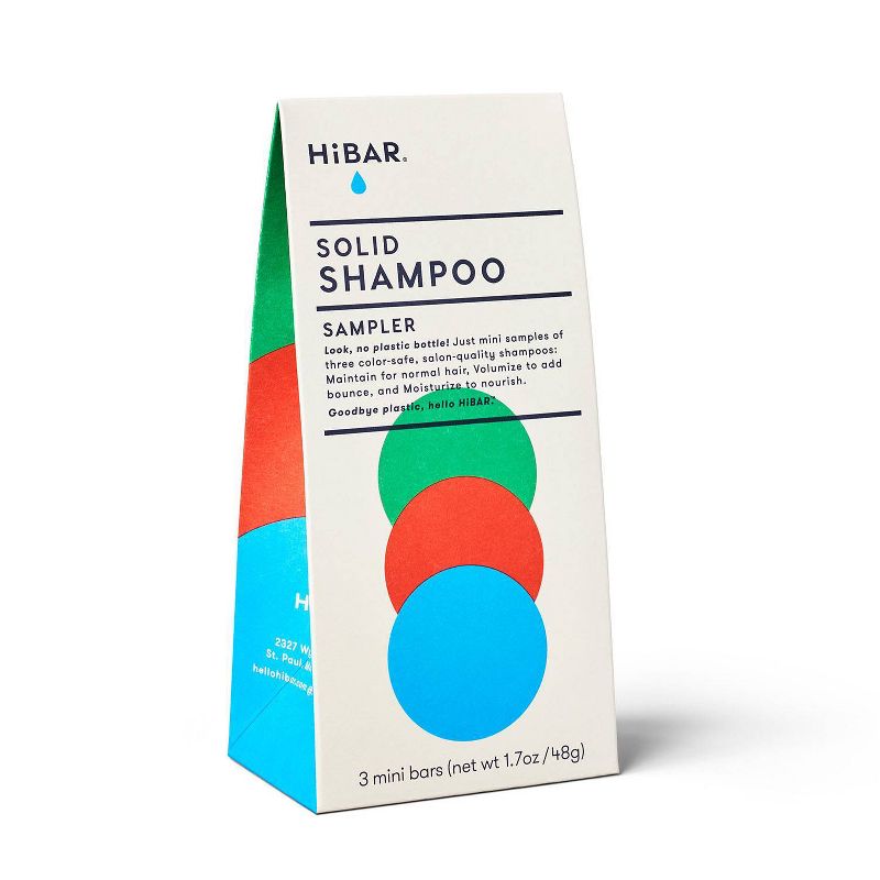 HiBAR Sampler Shampoo 3 Mini Bars - 1.7oz, 5 of 7