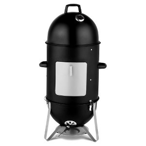 Karl Home 3 Layer Round Bbq Grill Smokey Mountain Cooker For Outdoor - 1 of 4