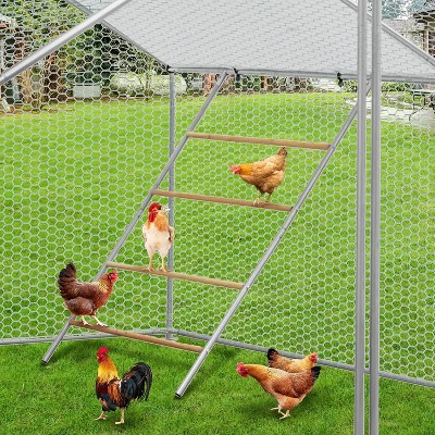 Chickens Roosting Bars for Coop, Chicken Roosting Perch, Easy to Assemble and Clean, Chicken Ladder for Backyard Farm Poultry