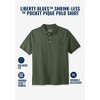Liberty Blues by KingSize Men's Big & Tall Shrink-Less Pocket Piqué Polo - 3 of 4