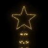 vidaXL Christmas Cone Tree Decoration Artificial Christmas Tree with LEDs - Warm White 26 x 8 ft - 4 of 4