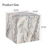 NicBex Square Coffee Table with Textured/Marble Patterns for Living Room,Bedroom - 3 of 4