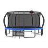 NAYSAYE Trampoline 15FT with Basketball Hoop and Safety Net for Outdoor Fun for Kids and Adults Backyard, Blue, 180.00"*108.00"*230.00" - 2 of 4