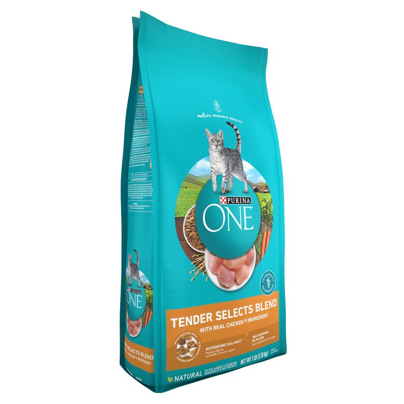 Purina ONE Tender Selects Natural Dry Cat Food with Real Chicken - 7lbs, 5 of 10