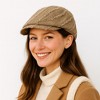 Anna-Kaci Retro Newsboy Cap with Textured Distressed Fabric and Adjustable Back Strap - 2 of 2