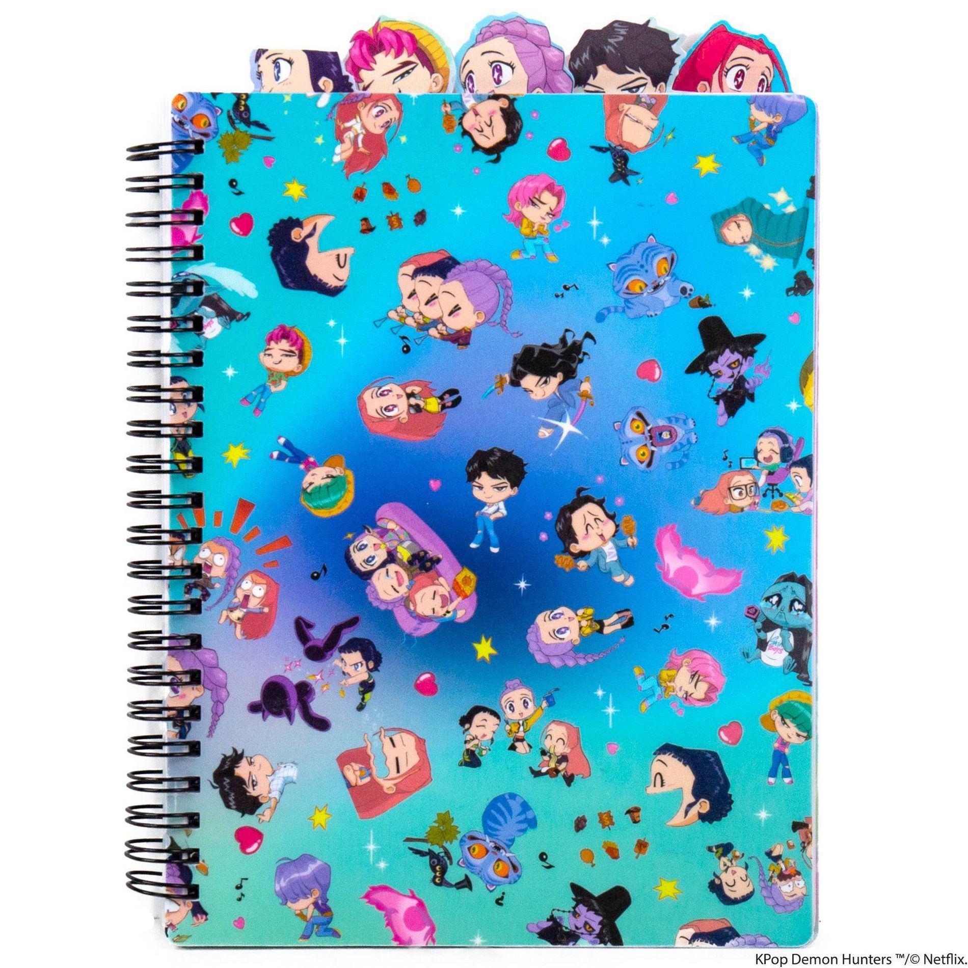 KPop Demon Hunters 6"x8" Poly Tab Journal Characters