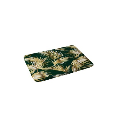 Marta Barragan Camarasa Golden Palms Bath Mat Golden - Deny Designs