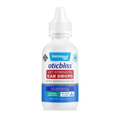 Vetnique Chlorhexidine Dog Ear Infection Drops - 1.8 fl oz