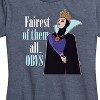 Women's - Disney Princess - Fairest of Them all Obvs Short Sleeve Graphic T-Shirt - 2 of 4