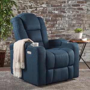 Emersyn Tufted Power Recliner - Christopher Knight Home - 1 of 4
