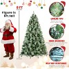 Artificial Trees Christmas with 1348 Branch Tips,Premium Frosted Pre-Decorated Artificial Holiday ,Home Decoration-Maison Boucle - 4 of 4